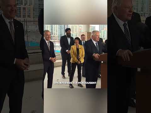 «Ça ne va pas me transformer en libéral?» Ford plaisante en disant qu'il a bu l'eau de Carney