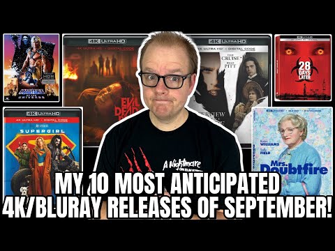 My 10 MOST Anticipated 4K And BLURAY Releases Of September 2026!
