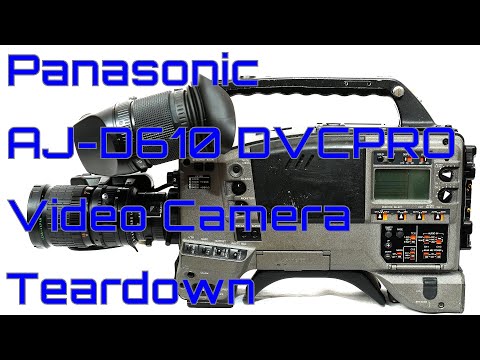 EW0092 - Panasonic AJ-D610 DVCPRO Video Camera Teardown Investigation