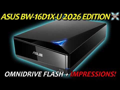 The ASUS BW-16D1X-U Is Excellent! - Impressions/OmniDrive Flashing