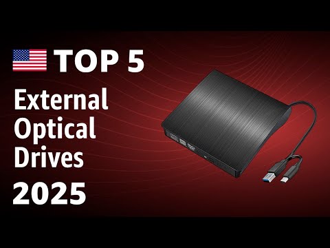 TOP—5. Best External Optical Drives (CD, DVD, Blu-Ray) 2025