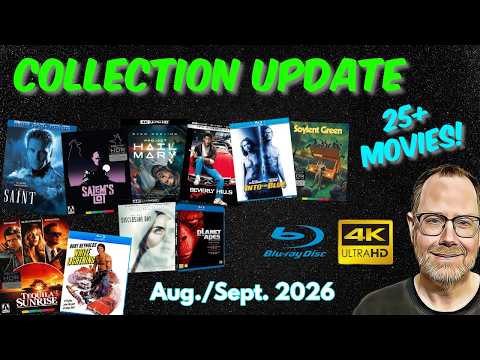 Collection Update: New 4K UHD &amp; Blu-ray Pickups | August/September 2026