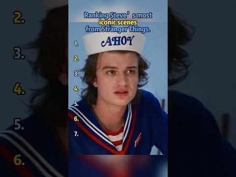 Ranking Steve’s most iconic scenes from Stranger Things. I’m looking forward to Season 5