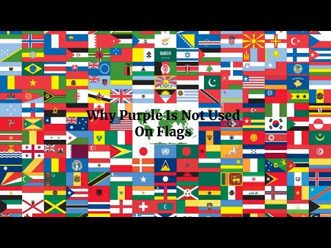 Why Purple Is Not Used In Flags
