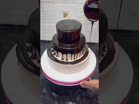 new chocolate round shape beautiful chocolate amazing cake#youtubeshorts #chocolate #cake