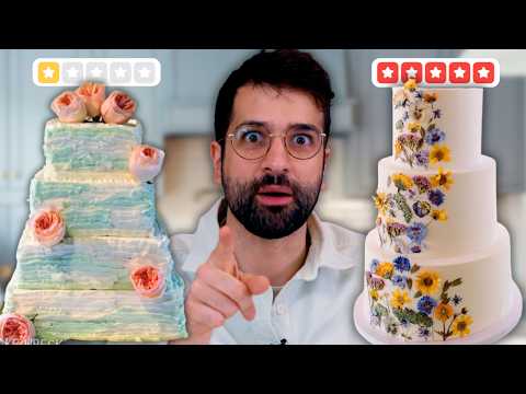 I Ordered 1 vs 3 vs 5 Star Floral Wedding Cakes