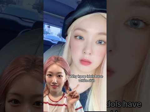 Kpop idols’ secret to naturally tone up skin🤫 Why are their skin so white? #shorts