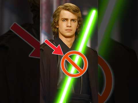 Why Didn't Anakin Use a Green Lightsaber?