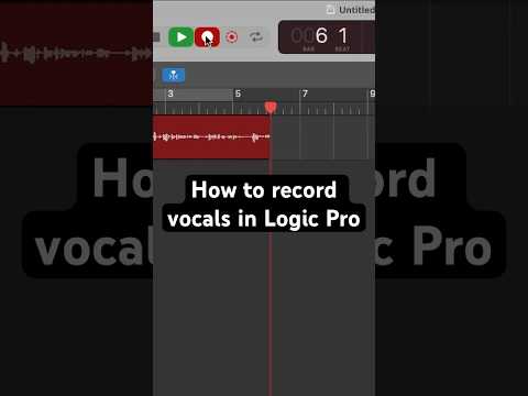 Logic Pro | How To RECORD Vocals #logicpro #musicproduction