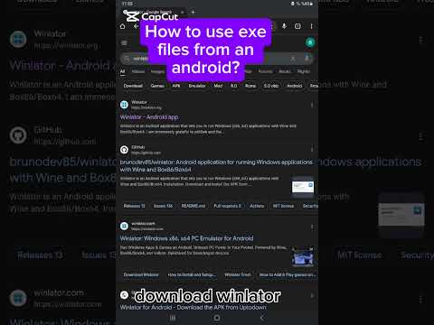 How to open exe files from a android device