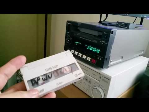 What happens when you insert a 8mm Hi8 tape into a DVC DVC Pro Video deck...