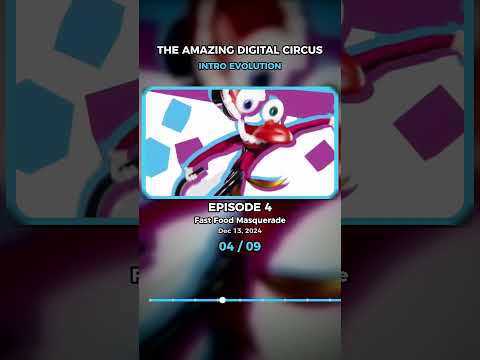 The Amazing Digital Circus INTRO Evolution 🎪 Pilot → Episode 9 (2023–2026)