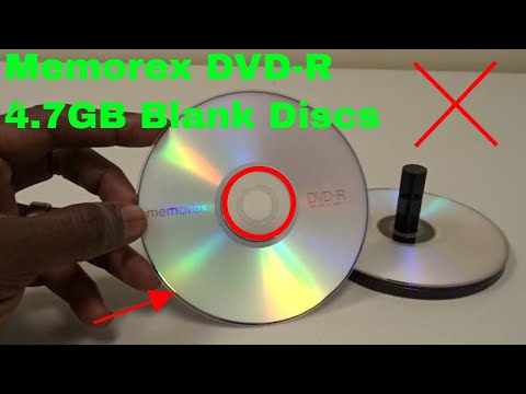 ✅  How To Use Memorex DVD-R 4.7GB Blank Discs Review