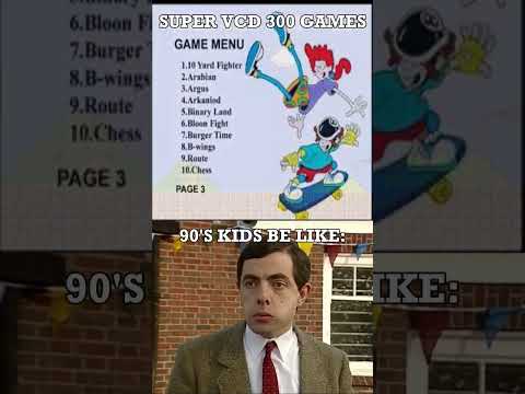 80'S 90'S KIDS RETRO VCD GAMES