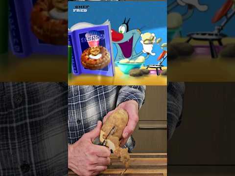 Oggy's French Fry Mischief Masterclass! 😋 #shorts #oggy #oggyandthecockroaches #fries
