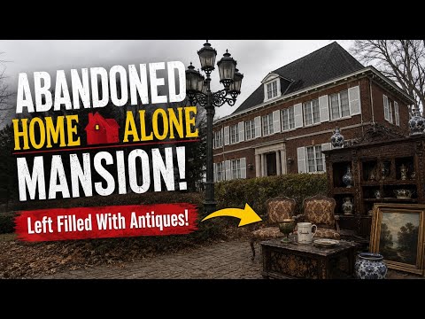 The Abandoned Home Alone Mansion Filled With Antiques &amp; Incredibly Expensive Furniture! 