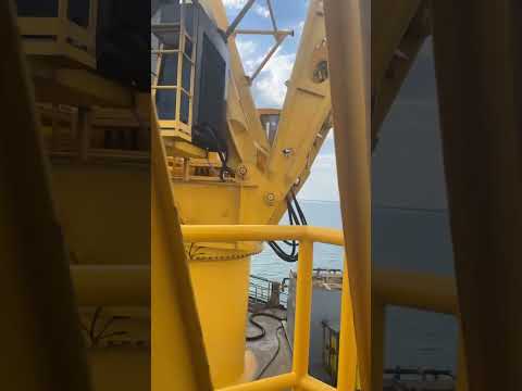 The life of a crane operator #offshore #ocean #sea