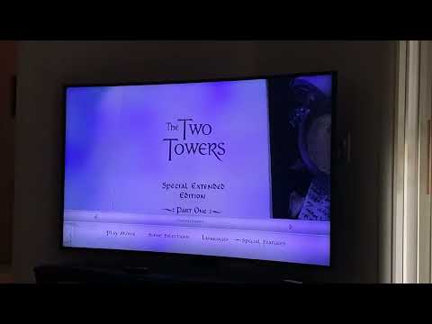 The Lord of the Rings The Two Towers Blu ray disc 1 menu part 2 