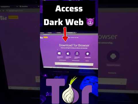 Access the DARK WEB! Tor Browser! 😈🕸️#darkweb #tor #cybersecurity #offgrid #shorts