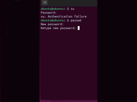 Linux Root password Change Easily Code #passwordreset #ubuntu #linux #server #tutorial