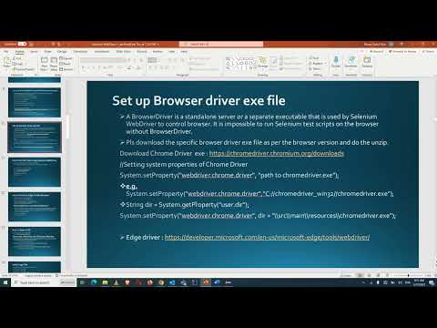 🔥 Set up Browser Driver exe file | Chrome Browser Driver exe file | Edge Browser Driver exe file 🔥