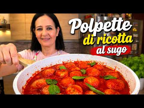 POLPETTE DI RICOTTA AL SUGO di Betty e Marco - Ricetta Facile e Veloce
