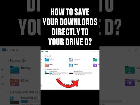 📥 How to Change Your Download Location to Drive D | Step-by-Step Guide  #Downloads #TechTips  #HowTo