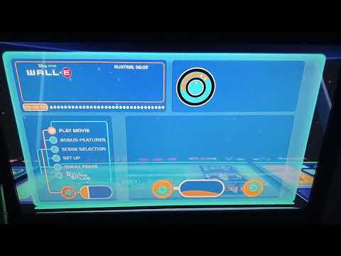 Wall-E Disc 1 2008 Blu-Ray Menu Walkthrough