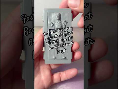 Fast Food Toys from Back in the Day Part 650 #starwars #starwarsfan #hansolo #pizzahut #90snostalgia