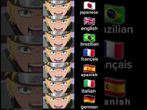 Naruto saying Sasuke in different languages🥶 #naruto #sasuke #anime #ytshorts #shorts
