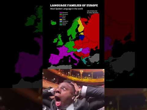Language Families Of Europe 🌎