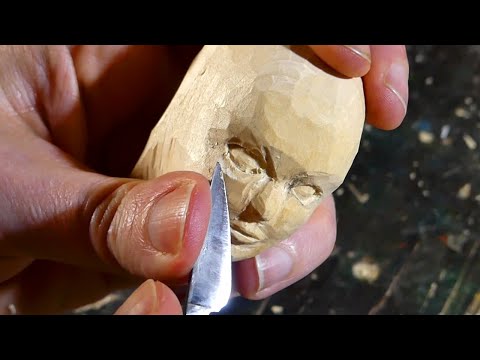 Carve a Female Face with Only Two Tools - Tutorial