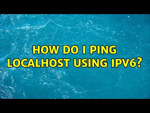 How do I ping localhost using IPv6? (3 Solutions!!)