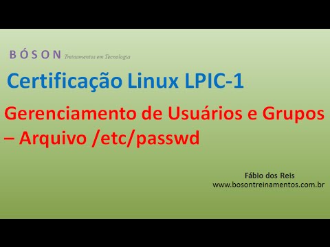 Gerenciamento de Usuários e Grupos 01 - Arquivo /etc/passwd