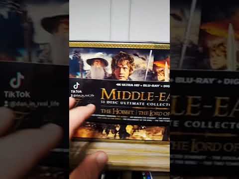 MIDDLE EARTH: 31 DISC ULTIMATE COLLECTORS EDITION - LOTR/HOBBIT - 4K + Bluray - UNBOXING | BD