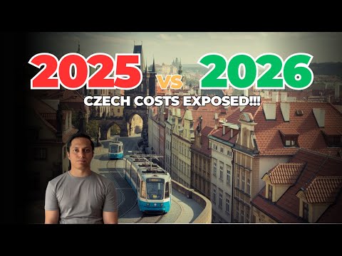 Czech Republic Student Living Cost 2026 🇨🇿 | Prague, Brno REAL Budget + Jobs