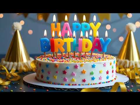 🎂 Happy Birthday Celebration Loop  4 Hours of Festive Cake, Candles &amp; Party Ambience 🎈🎁