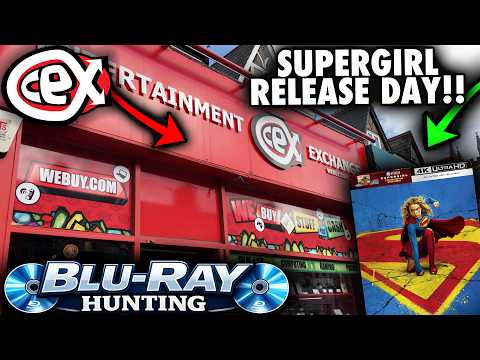 Blu-ray Hunting - CEX ROATH PLUS SOME CHARITY SHOPS - SUPERGIRL 4K RELEASE DAY!!