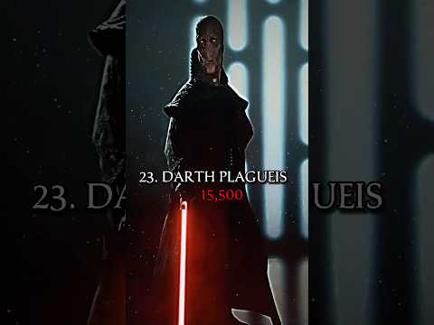 Top 25 Star Wars Characters with The Most Potential #starwars #starwarslegends #shorts