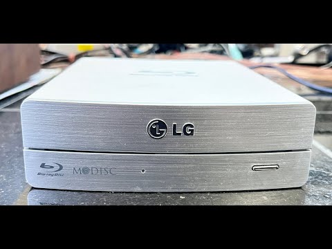 LG Model BE14NU40 External Blu Ray DVD Burner Writer w: Power Cord