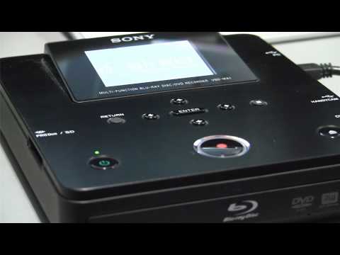Sony Blu-Ray Burner: Burning in Adobe Encore