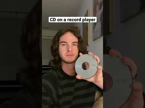 CD on a Record Player