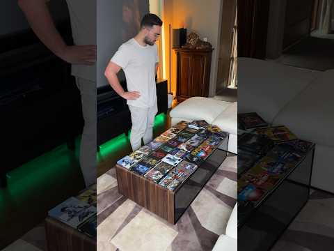 Physical media or streaming? I say both! #setuptour #tech #4kbluray #office #officesetup #livingroom