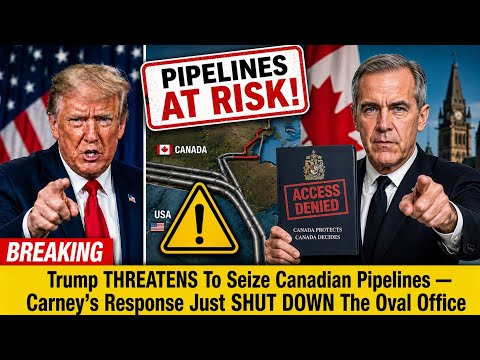 Trump THREATENS To Seize Canadian Pipelines — Carney's Response Just SHUT DOWN The Oval Office