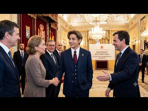 Amazing! BTS's Taehyung Surprises Madrid Government with His Arrival!