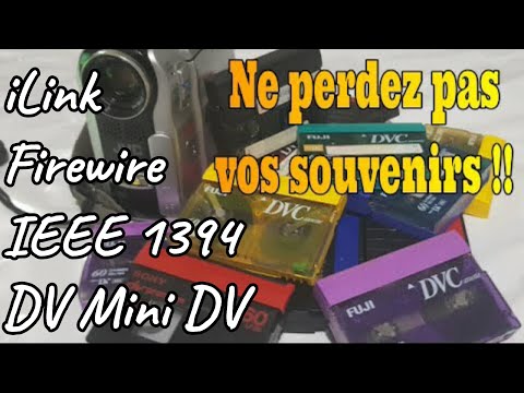 [Tuto] - Comment numériser vos DV mini DV cassette sur PC Fixe uniquement. Firewire IEEE 1394 iLink