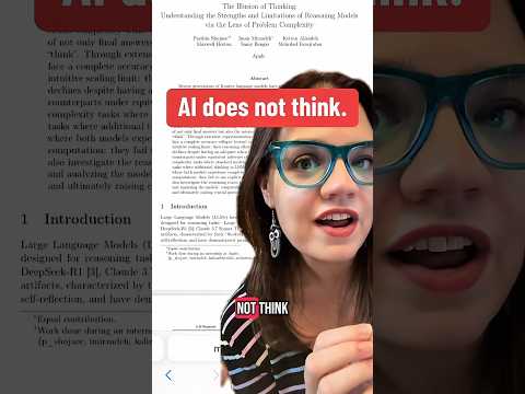An explanation of the “illusion of thinking” paper re: LLMs.