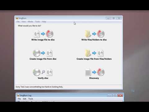 Using ImgBurn to burn DVDs and BluRay discs