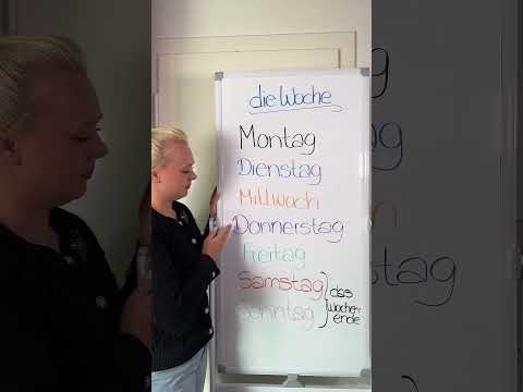 Learn the days of the week in German 🇩🇪 | Quick &amp; clear pronunciation guide