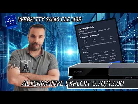 Débloquez TOUT le potentiel DE VOTRE PS4 de 6.70/13.00 avec l'alternative WEBKITTY ! 🔓